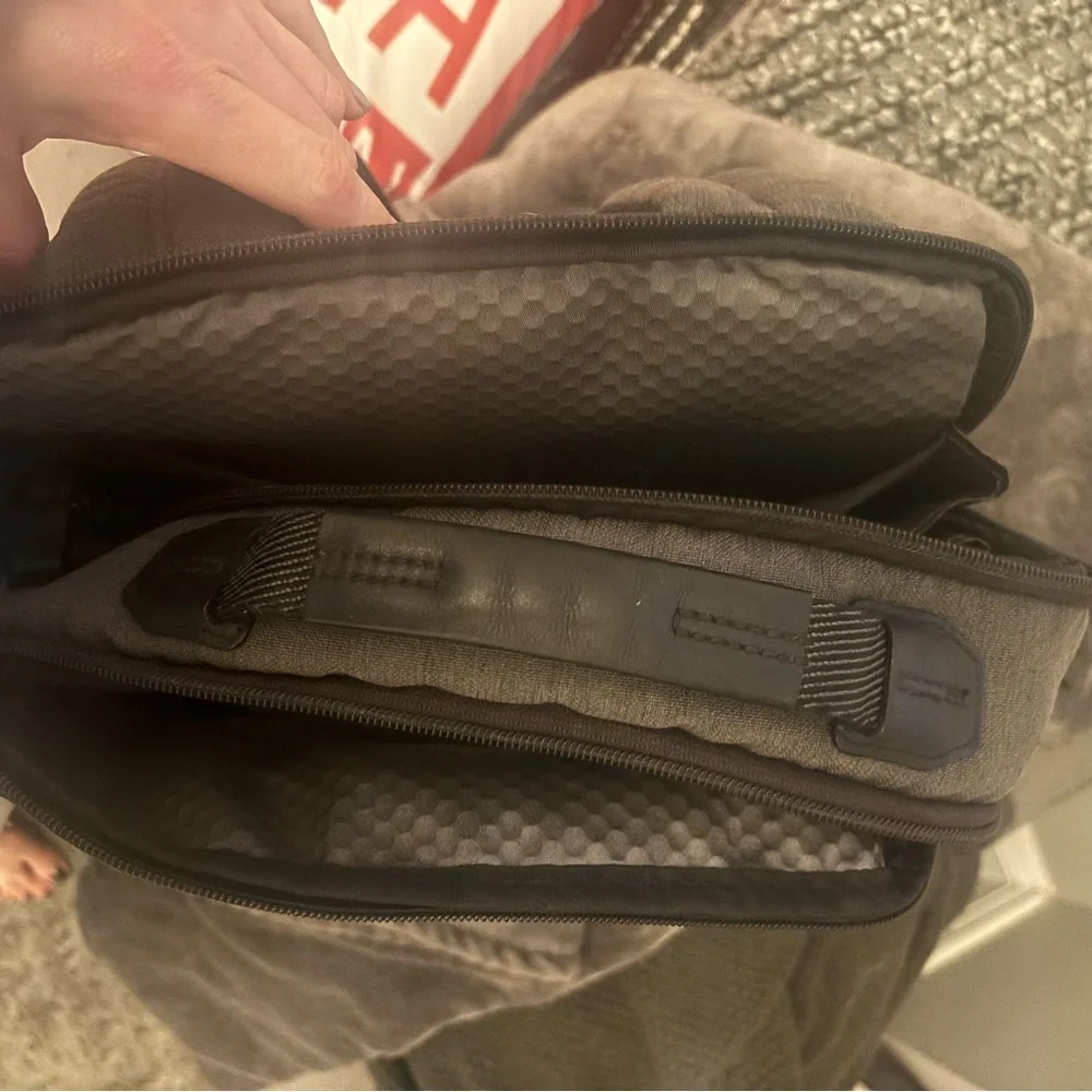 Tumi Alpha Bravo Davis Charcoal and Black Men's Backpack